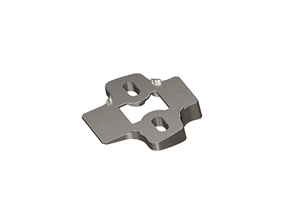 Adattatore inclinato per basette a croce System 8099 per cerniere Sensys e Intermat 