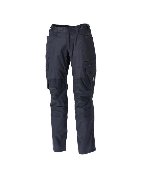 Pantaloni con tasche porta-ginocchiere ACCELERATE blu navy scuro