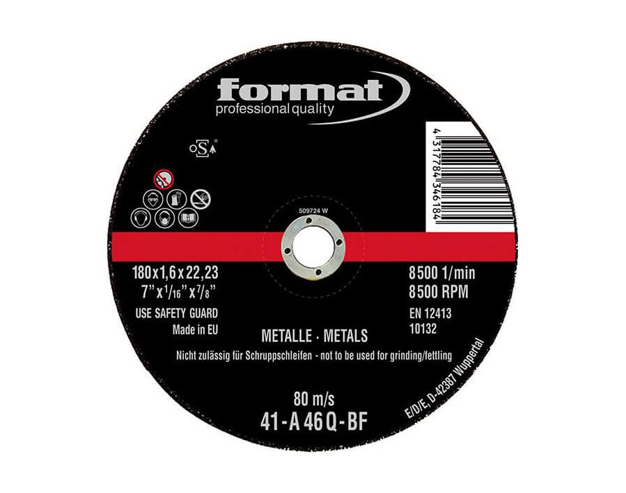 Trennscheibe für Stahlbearbeitung