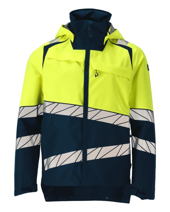 Giacca antivento ACCELERATE SAFE blu navy scuro/hi-vis giallo