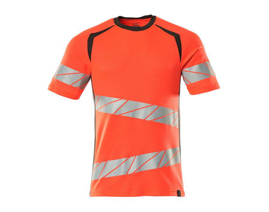 Maglietta ACCELERATE SAFE hi-vis rosso/antracite scuro
