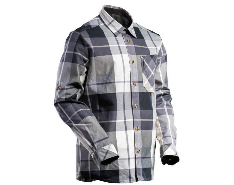 Camicia CUSTOMIZED a quadri grigio pietra