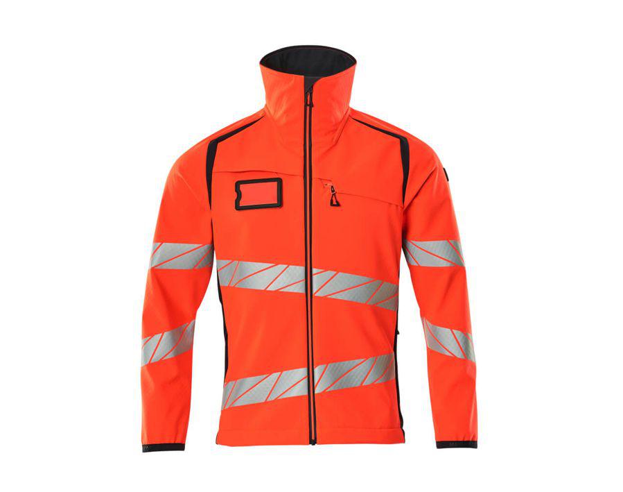 Giacca Softshell ACCELERATE SAFE hi-vis rosso/blu navy scuro