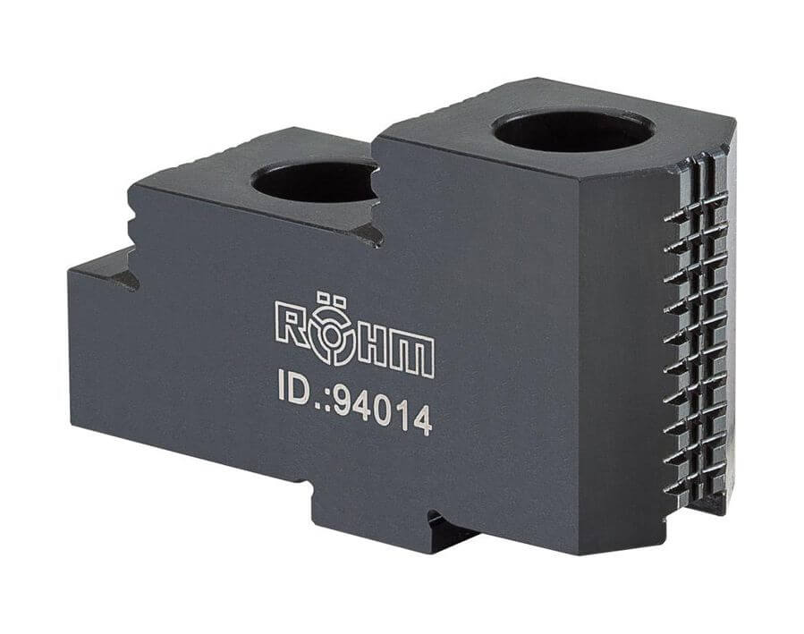 Ersatz-Umkehr-Aufsatzbacke gehärtet, 3-teiliger Satz, für Keilstangen-Dreibacken-Drehfutter DURO