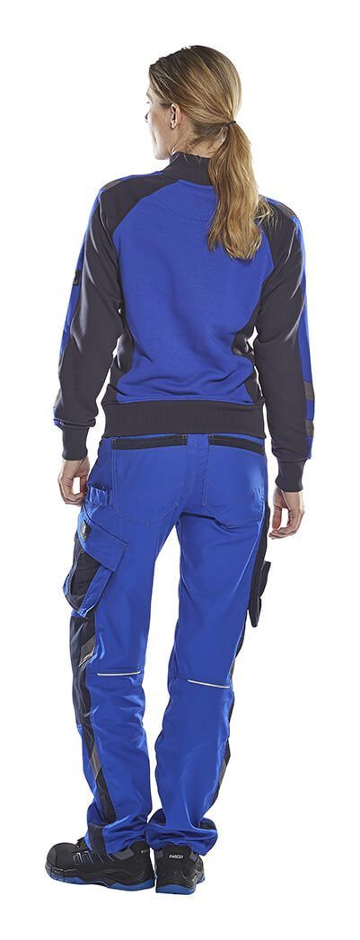 Pantaloni con tasche porta-ginocchiere UNIQUE antracite/nero