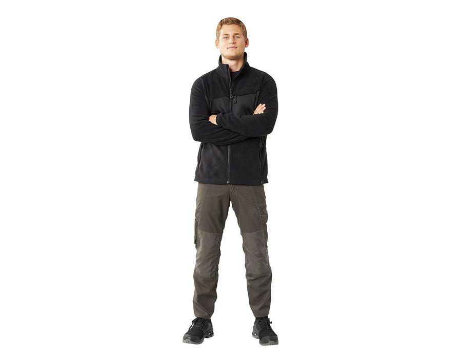 Pantaloni con tasche porta-ginocchiere ACCELERATE antracite scuro
