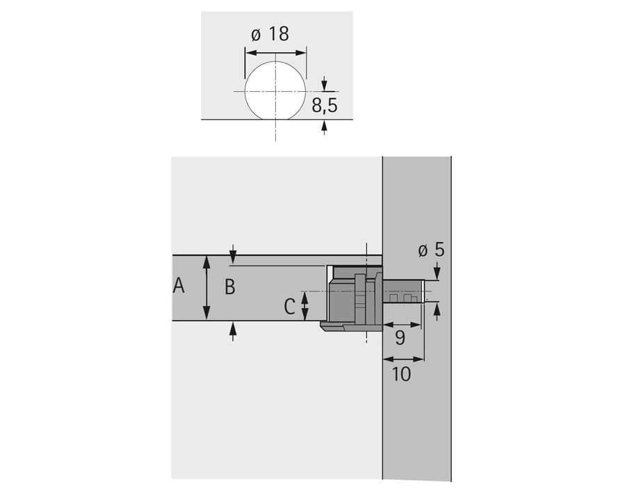 Supporto per reggipiano Beta