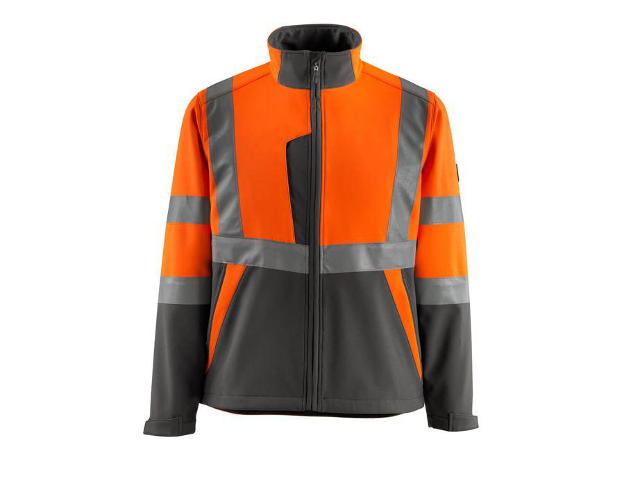 Giacca Softshell SAFE LIGHT hi-vis arancio/antracite scuro