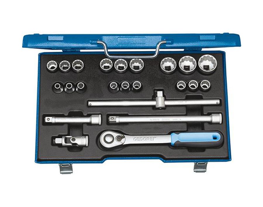 Zwölfkant-Steckschlüssel-Garnitur 1/2"