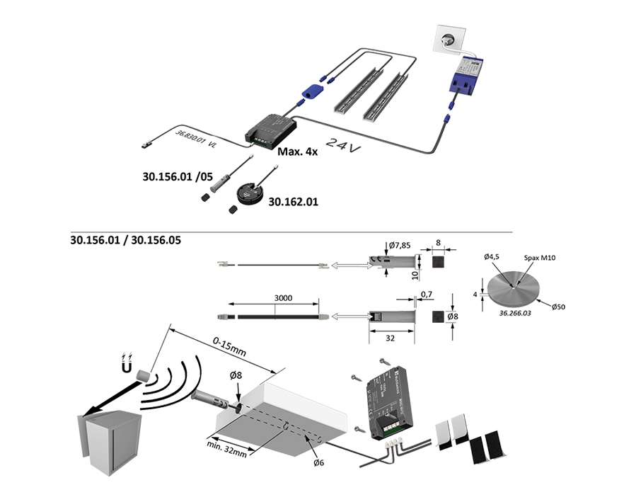 Interruttore magnetico MultiSwitch Interruttore magnetico MultiSwitch