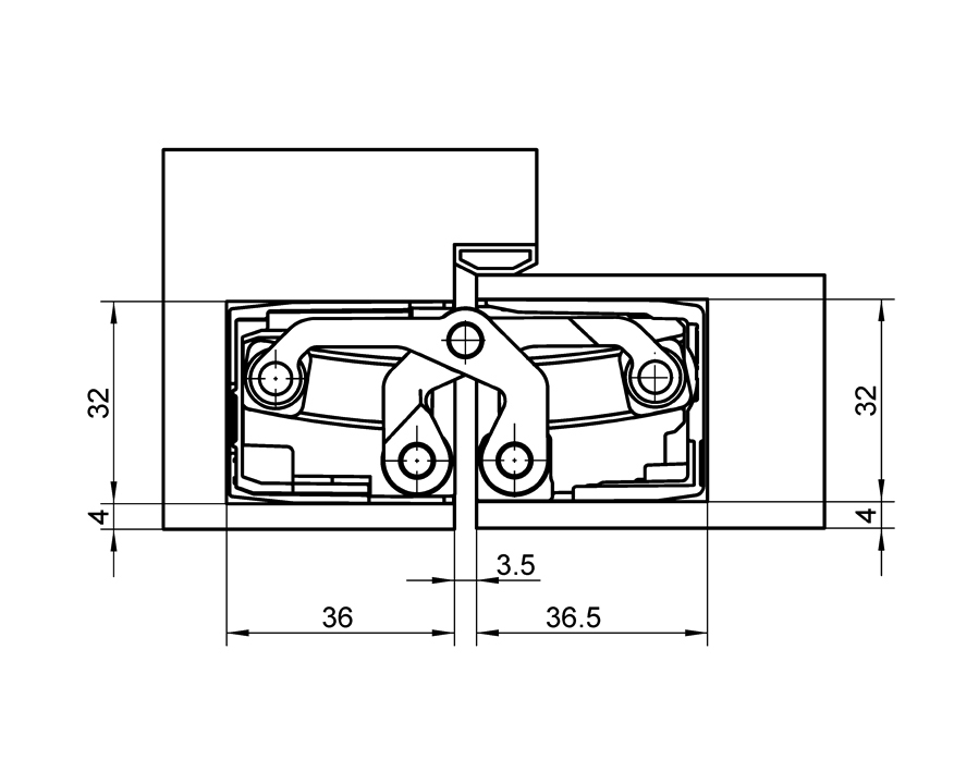 Cerniera TECTUS TE 640 3D 