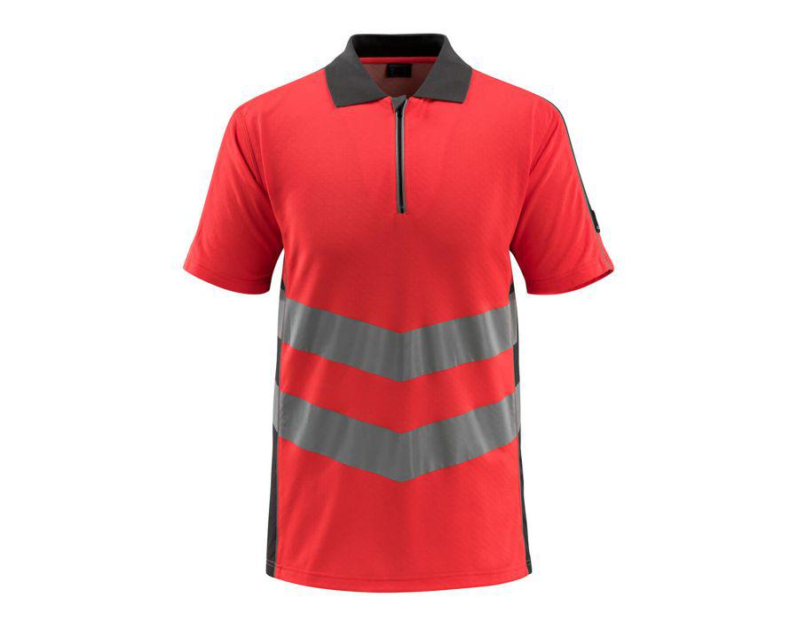 Polo SAFE SUPREME hi-vis rosso/antracite scuro
