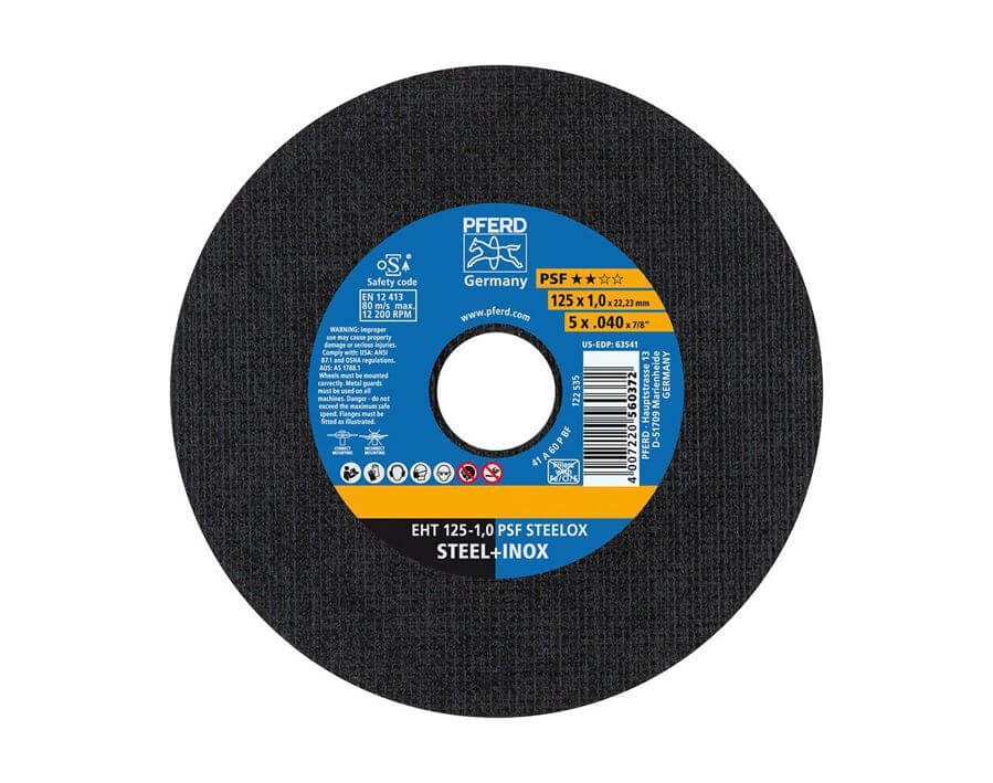Trennscheibe PSF STEELOX für die Stahl- und Edelstahlbearbeitung