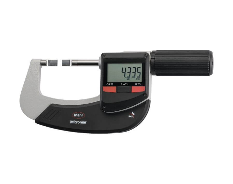 Digital-Bügelmessschraube für Außennuten und mit Integrated Wireless