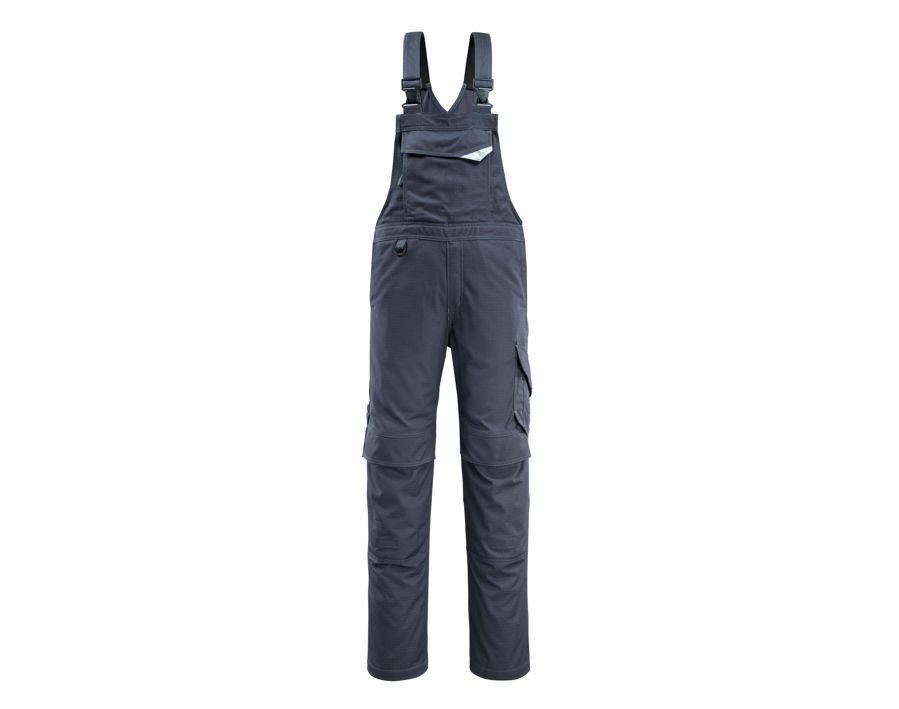 Salopette con tasche porta-ginocchiere MULTISAFE blu navy scuro
