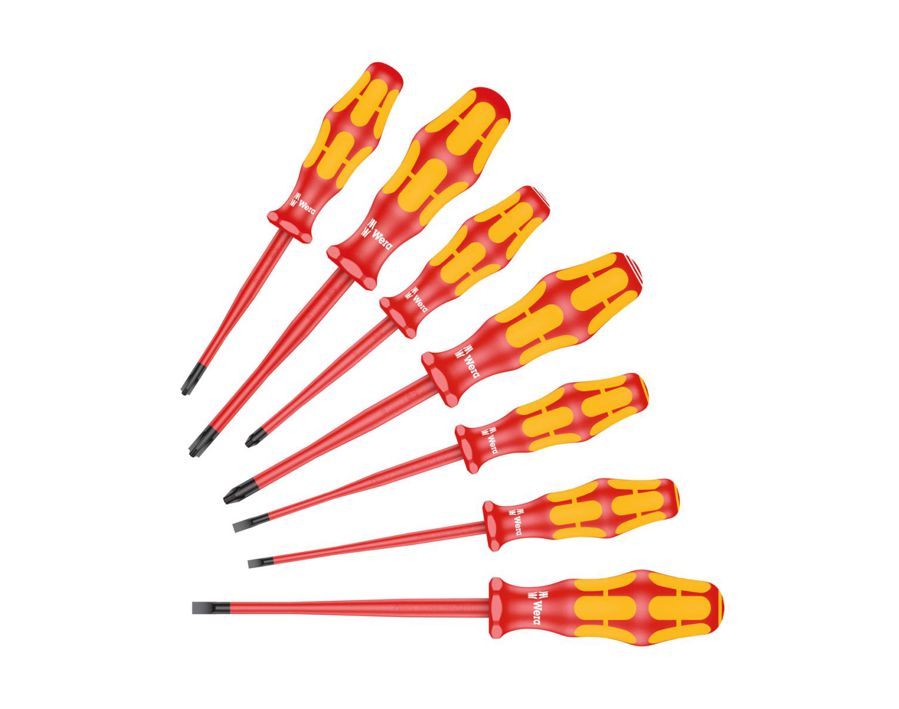VDE-Schraubendreher-Satz, schmale Klinge