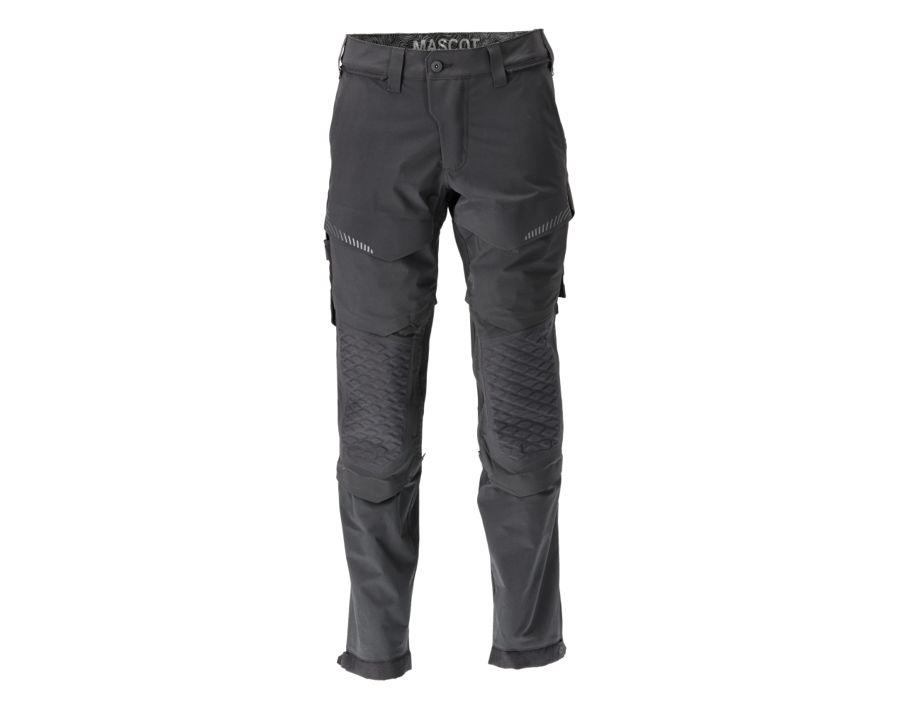 Pantaloni con tasche porta-ginocchiere CUSTOMIZED nero