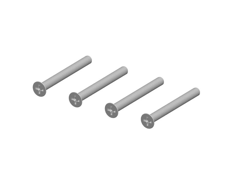 Set di fissaggio per guarnitura con rosetta magnetica 