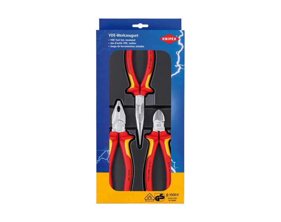 Zangen-Satz, Köpfe verchromt