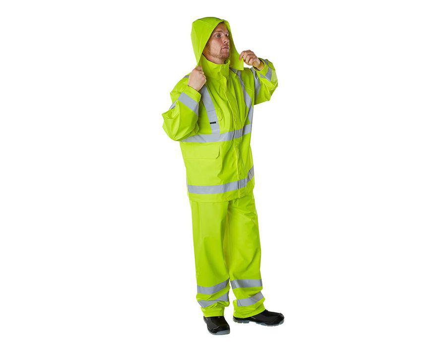 Giacca antipioggia SAFE AQUA hi-vis arancio