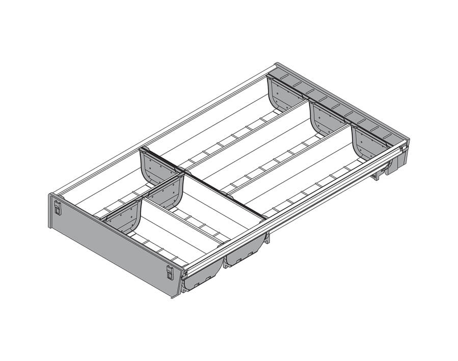 ORGA-LINE set vaschette per posate per TANDEMBOX