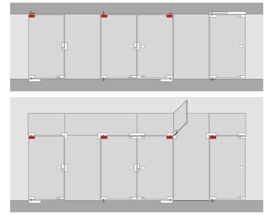 Cerniera (angolare) superiore PT 20 Universal 