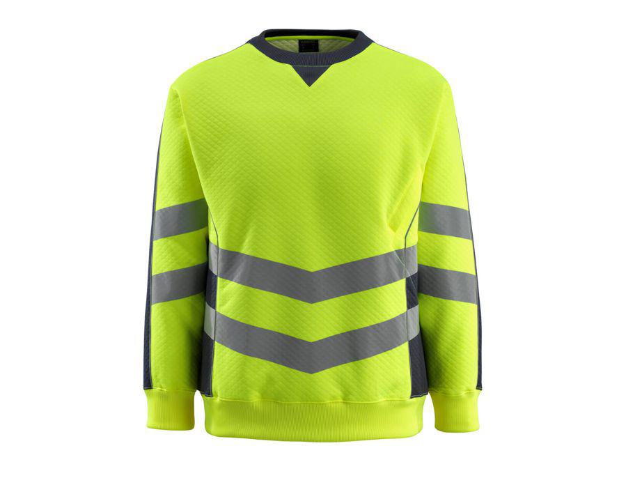 Felpa SAFE SUPREME hi-vis giallo/blu navy scuro