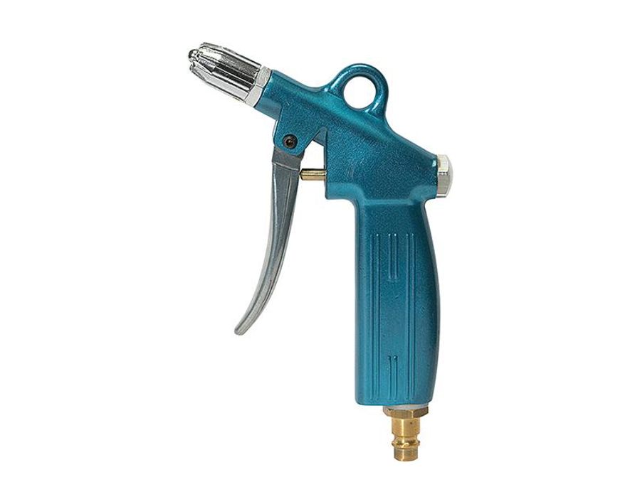 Blaspistole mit Geräuschdämpferdüse