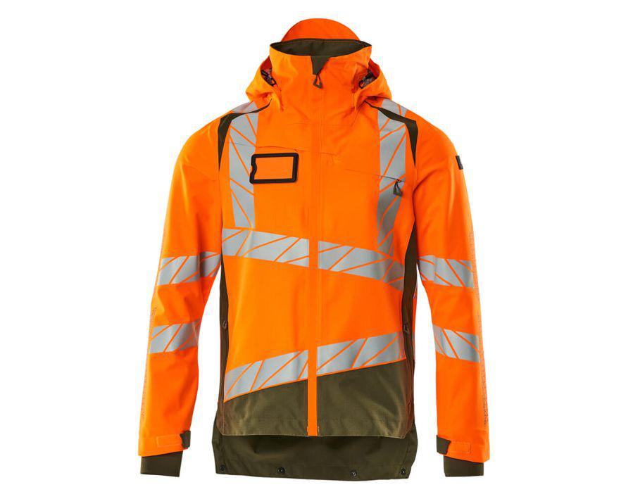 Giacca antivento ACCELERATE SAFE hi-vis arancio/verde muschio