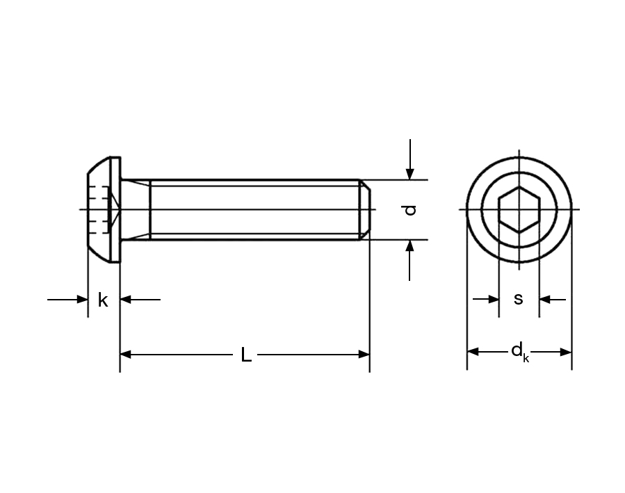 Viti a testa cilindrica bombata ISO 7380