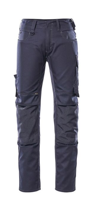Pantaloni con tasche porta-ginocchiere UNIQUE blu navy scuro