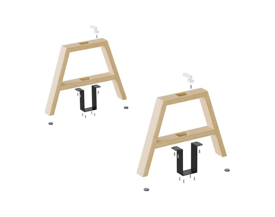 Steelforce Piede di design A bambù