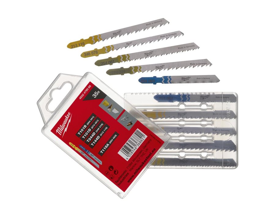Stichsägeblatt-Set, 35-teilig