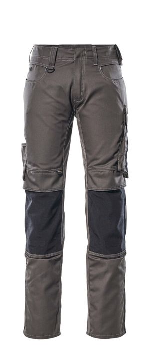 Pantaloni con tasche porta-ginocchiere UNIQUE antracite scuro/nero