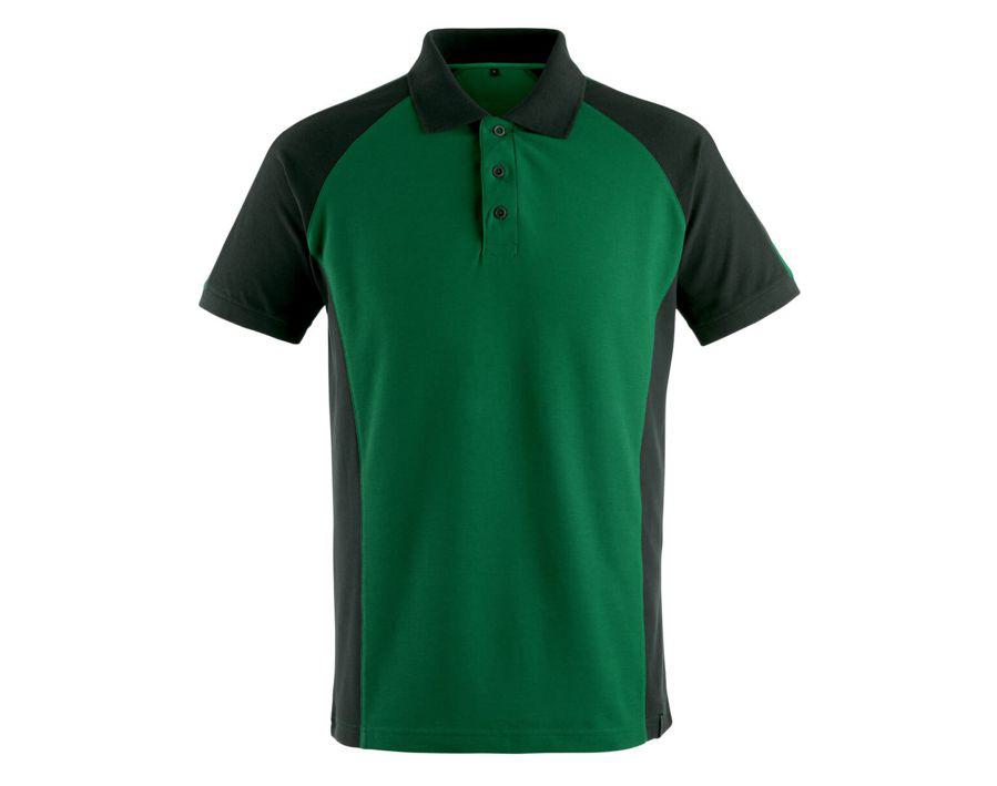 Polo UNIQUE verde/nero