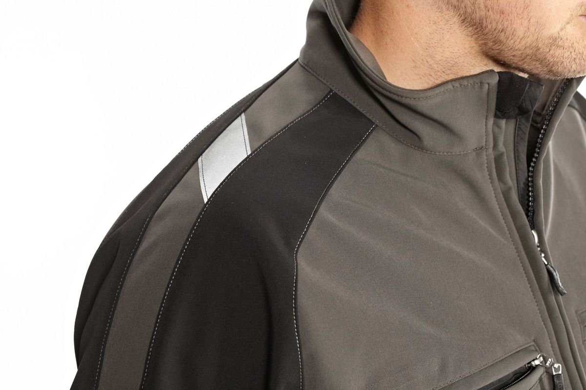 Giacca Softshell UNIQUE antracite scuro/nero