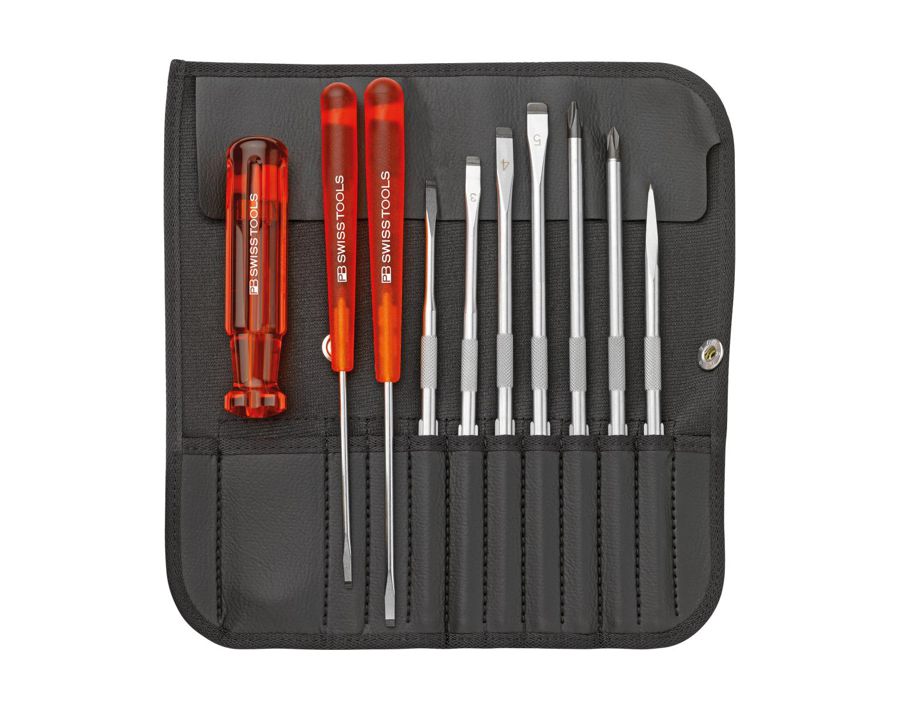 Wechselklingen-Satz 10-teilig, mit Kunststoffgriff