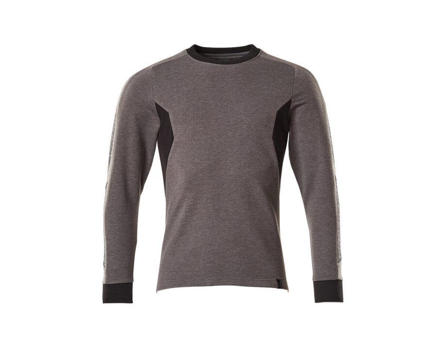 Felpa ACCELERATE antracite scuro/nero