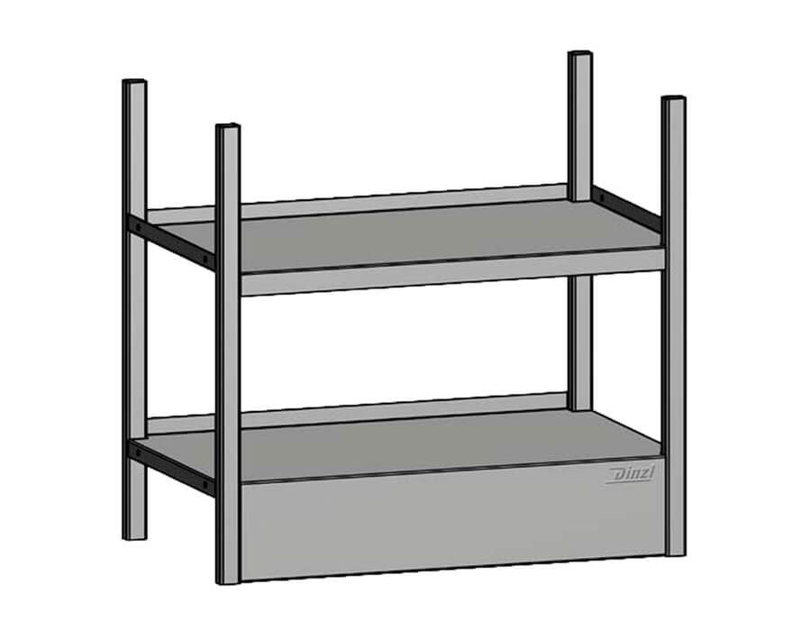 Modulo base con un ripiano universale
