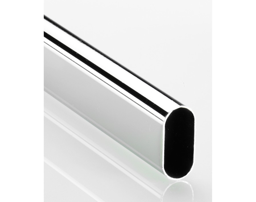 Tubo guardaroba cromato, extra-lucido, 2000 mm