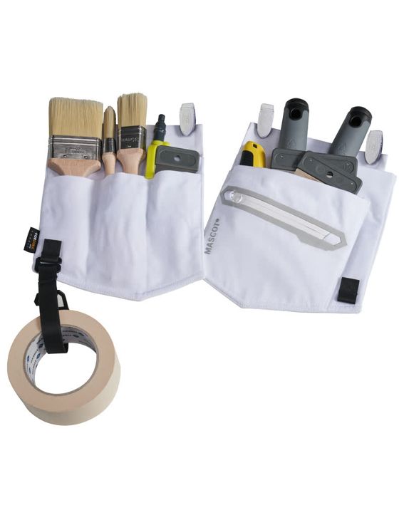 Tasche esterne, imbianchino CUSTOMIZED bianco