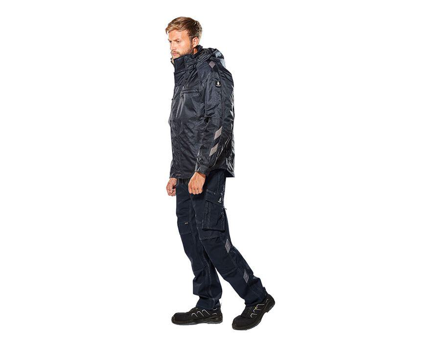 Pantaloni con tasche porta-ginocchiere UNIQUE blu navy scuro