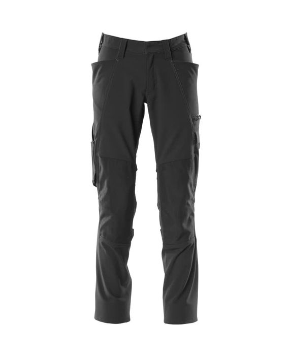 Pantaloni con tasche porta-ginocchiere ACCELERATE nero