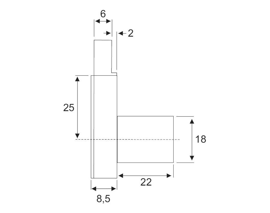 Serratura da avvitare