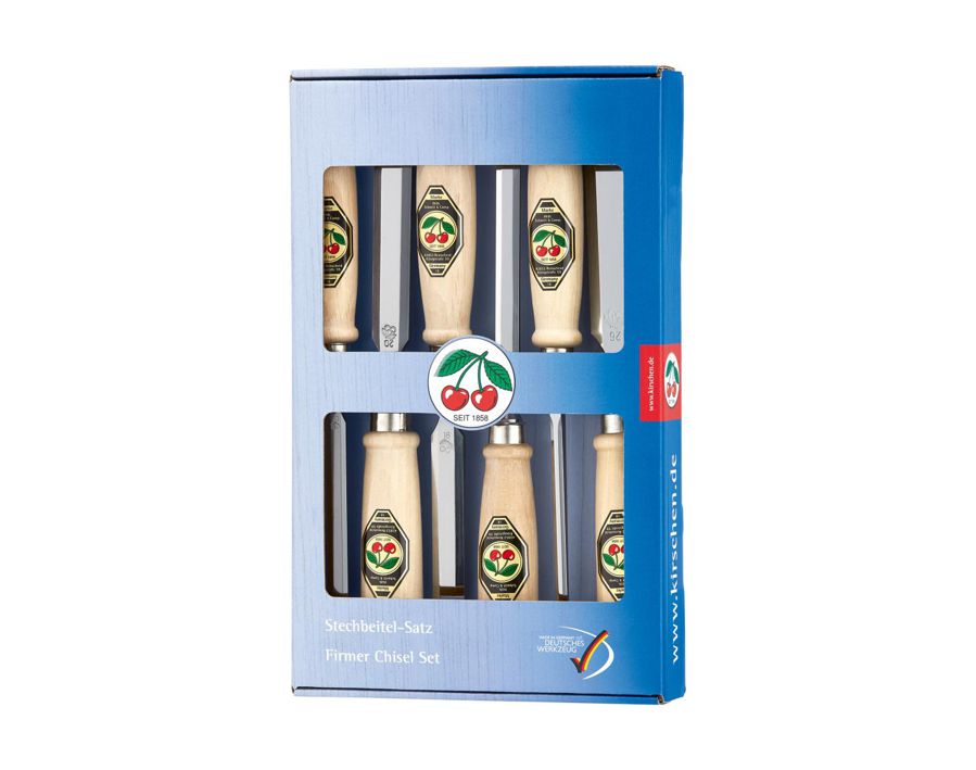 Stechbeitel-Satz, 6-teilig, Oberfläche poliert