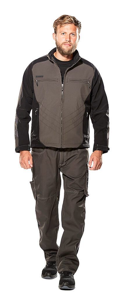 Pantaloni con tasche sulle cosce UNIQUE antracite/nero