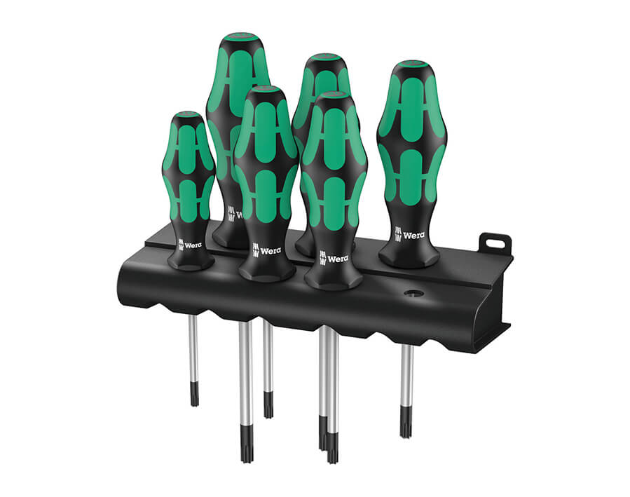 Assortimento di cacciaviti da 6 pz. TORX Kraftform Plus + supporto 367/6 Assortimento di cacciaviti da 6 pz. TORX Kraftform Plus + supporto 367/6