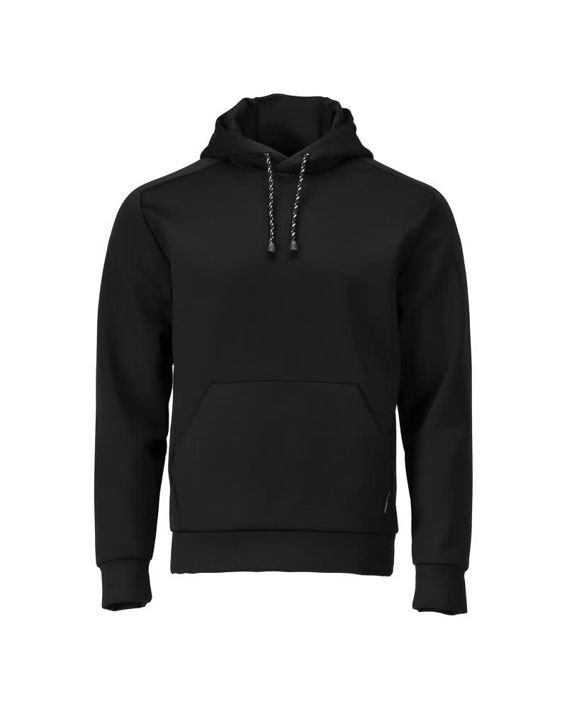 Felpa con cappuccio in pile CUSTOMIZED nero