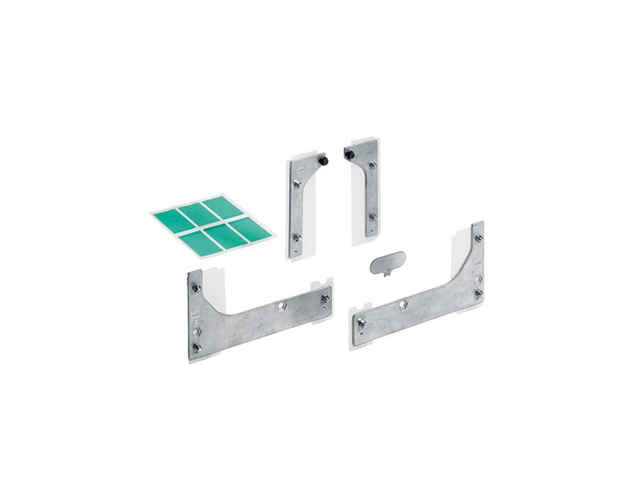 SlideLine M Kit di completamento per ante in vetro incollate ammortizzate