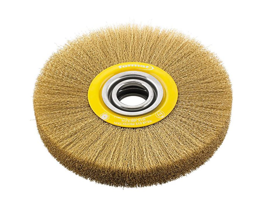 Rundbürste, Messingdraht, gewellt